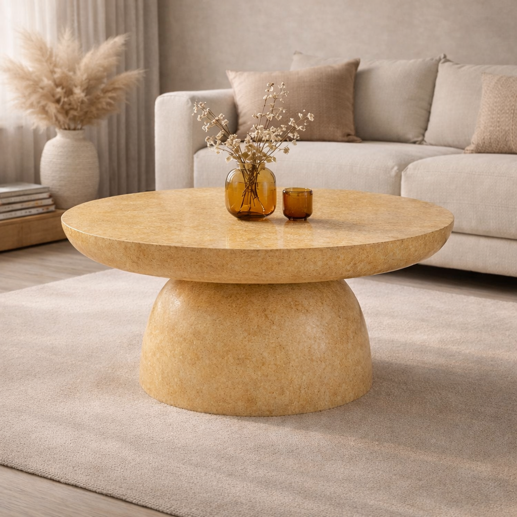 Jaisalmer Yellow Marble Coffee & Tea table (FV-002)